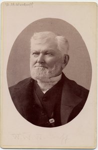 Wilford Woodruff (1807-98), 4e president van de Kerk van Jezus Christus van de Heiligen der Laatste Dagen, of Mormonen